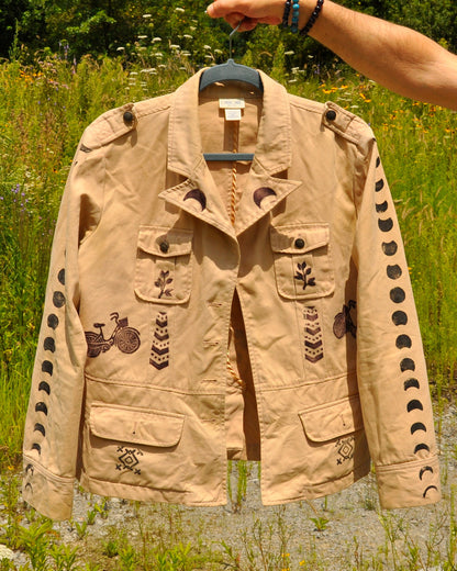 The Rider, Military-Style Cotton Jacket